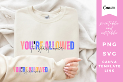 Motivational T-Shirt Graphic SVG PNG CANVA Product Image 1
