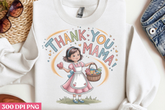 Floral Mama Mom Sublimation PNG Product Image 2