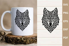 Celtic art SVG, Celtic Wolf SVG Product Image 1