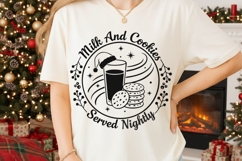 Milk And Cookies For Santa Svg, Christmas Cookies Svg. Product Image 2