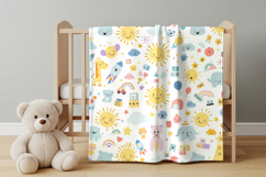 Baby throw blanket mockup Product Image 2