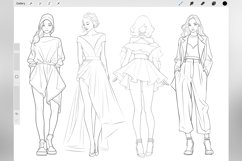 80 Procreate Elegant Girls Stamp Brushes Product Image 2