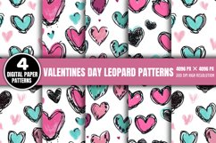 Valentines Day Leopard Print Patterns Bundle PNG Product Image 2