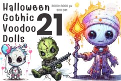 Halloween gothic Voodoo Dolls Product Image 1