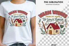 Christmas crochet png design for T-shirts Product Image 1
