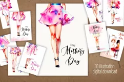 Mothers Day PNG, Mothers day flyer, Mothers day illustration Product Image 1
