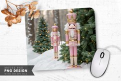 Festive Nutcracker Design Mouse Pad PNG Product Image 1