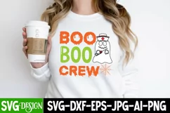Boo Boo Crew SVG Cut File,Boo Boo Crew Sublimation Design Product Image 2