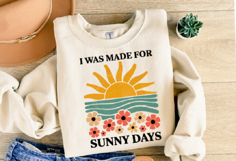 I was made for sunny days Svg | Shirt Svg Product Image 2