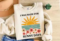 I was made for sunny days Svg | Shirt Svg Product Image 2