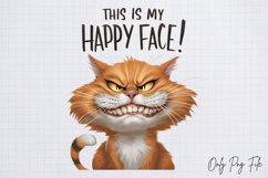 Funny Cat Quotes Sublimation Design, Funny Cat Quotes , PNG Product Image 1