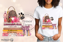 Makeup Fashion Books PNG Glam Beauty Heels Luxury Art Product Image 3