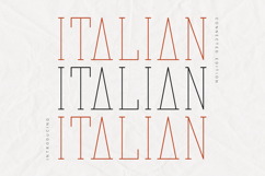 Italian Modern Fashion Display Serif Product Image 1