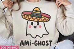 Ami-ghost PNG, Funny Animal Puns Sublimation PNG Product Image 2