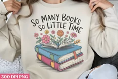 So many books so little time PNG, Reading Books PNG Product Image 1
