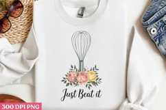 Just Beat It PNG, Kitchen Quotes Clipart PNG Product Image 1