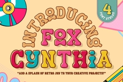Fox Cynthia : 4 Font Style Product Image 1