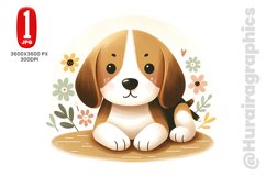 Baby Beagle Dog - JPG File Product Image 1