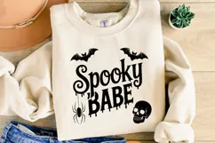 Spooky Babe Svg | Halloween Svg | Shirt Svg Product Image 2