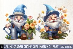 Spring Garden Gnome Sublimation Clipart Product Image 1