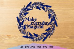 Making The Everyday Magical Papercut SVG Product Image 1