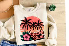Beach Bum Svg | Svg Files for Cricut | Shirt Svg Product Image 2