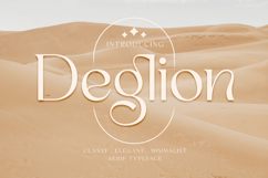 Deglion - Classy Elegant Display Serif Product Image 1