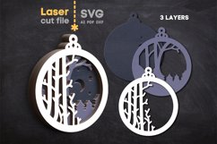Christmas Tree Toy SVG laser cut file for Glowforge Product Image 2