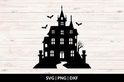 Old Haunted House SVG, Halloween SVG Product Image 1