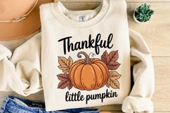 Thankful little pumpkin Svg | Thanksgiving Svg | Shirt Svg Product Image 2