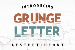 Grunge Letter Product Image 1