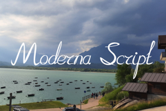 Moderna Script Product Image 1