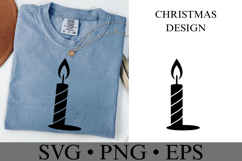 Christmas Candle Svg | Christmas svg | Shirt Svg Product Image 2