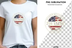 250 Years PNG | Quarter-Millennial 1776-2026 Design Product Image 2