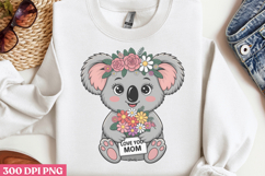 Love you, mom PNG, Cute Animals Mothers Day Clipart PNG Product Image 2