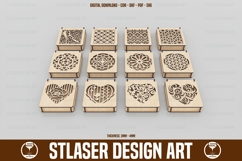 12 Decorative Gift Box Laser Cut Svg, Jewelry &amp; Gift Box Product Image 1
