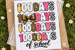 100 Days of School Sublimation Design Product Image 2