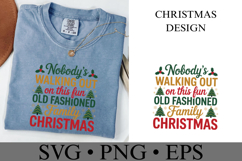 Old Fashioned Family Christmas Svg | Shirt Svg Product Image 2