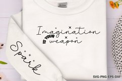 Imagination is your weapon spark Sleeve SVG PNG Product Image 1