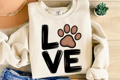 Love Svg Design | Paws Svg | Svg Cut File Product Image 1