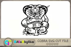 King Cobra Svg, Snake Svg, Reptile Svg, Cobra Snake Svg File Product Image 1