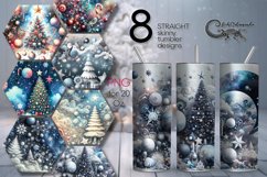Celestial Christmas | 8 Winter Sublimation Tumbler Designs Product Image 1