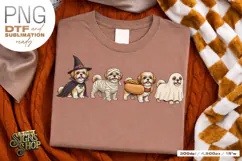 Halloween Shih Tzu DTF PNG Product Image 3