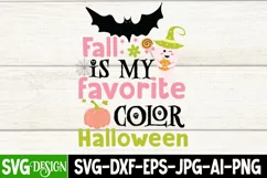 Fall Is My Favorite Color Halloween SVG Cut File,Halloween Product Image 2