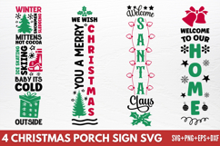 Christmas Porch Sign SVG Product Image 1