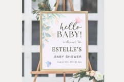 Baby Shower Welcome Template 50 Product Image 1
