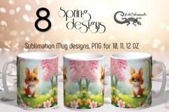 Spring landscape | flowers Mug Sublimation design bundle Product Image 1