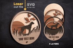 English Pointer Dog SVG laser cut files for Glowforge Product Image 1