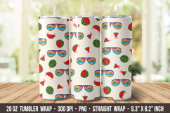 Summer Tumbler Wrap | 20 oz Tumbler Wrap Product Image 1