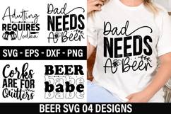 Beer SVG Design - Adulting requires vodka Product Image 1